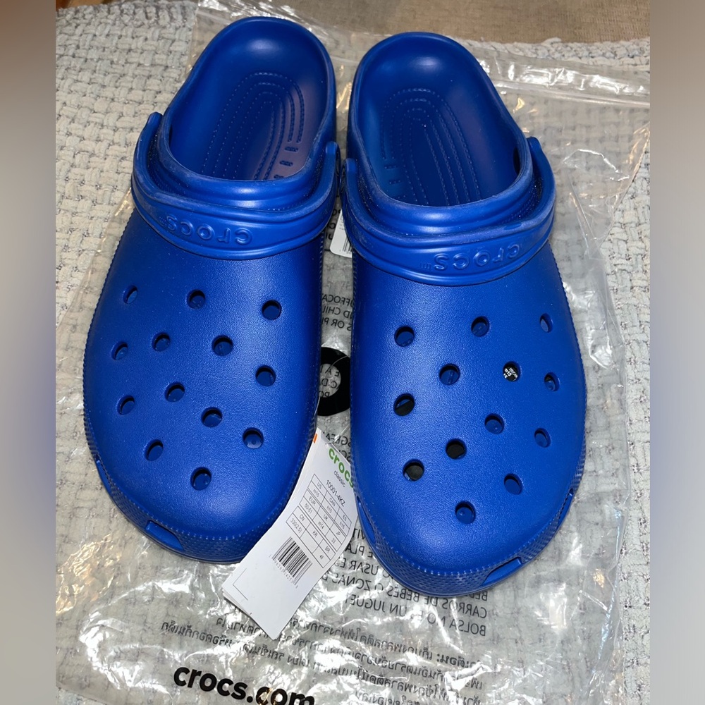 COPY - Crocs Blue Bolt men’s size 14. Never worn new with tags